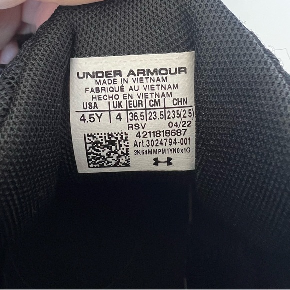 Kids' Under Armour Jet 21 Basketball Shoes, Size 4.5 - Picture 4 of 5